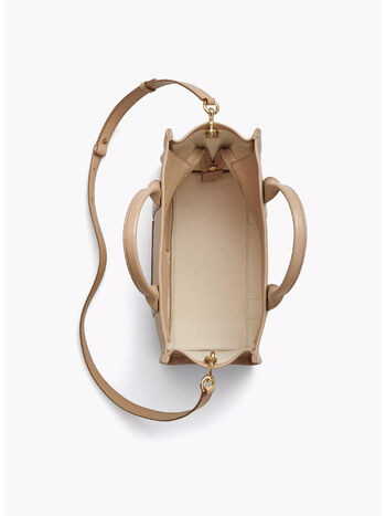 BORSA THE LEATHER MEDIUM TOTE, 230 CAMEL, small