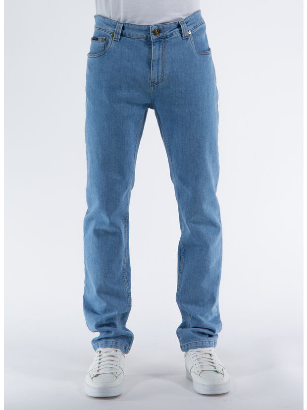 JEANS LOGO, 201 BLU, large