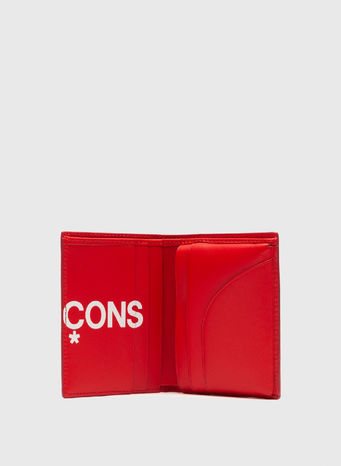 PORTAFOGLIO WALLET HUGE LOGO, 2 RED, small