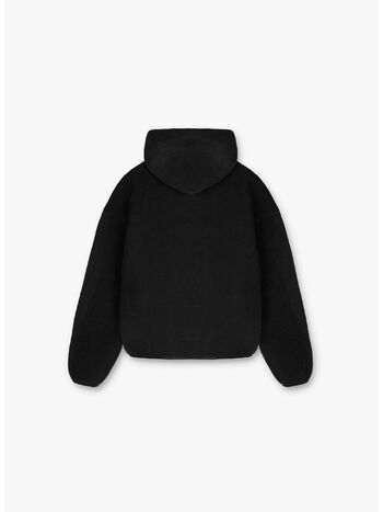 FELPA IN PILE OVERSIZE, 001 BLACK, small