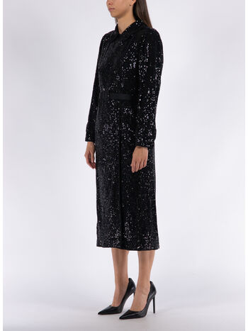 CAPPOTTO CON PAILLETTES, BLACK, small