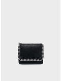PORTAFOGLIO CON PATTA FALABELLA PICCOLO, 1000 BLACK, thumb