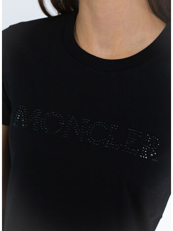 T-SHIRT LOGO EMBROIDERY W STRASS, , small