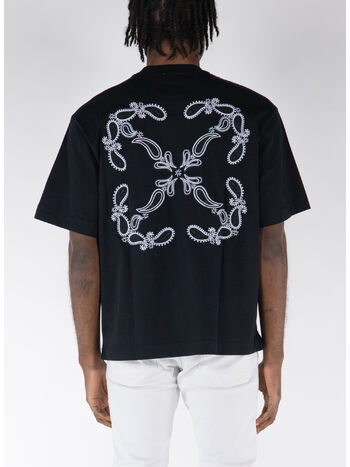 T-SHIRT BANDANA ARROW SKATE, 1001 BLACK WHITE, small