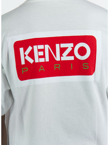 T-SHIRT KENZO PARIS OVERSIZED, 02 OFF WHITE, small