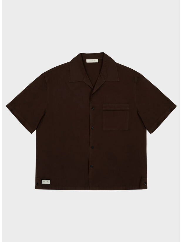 CAMICIA SS PAJAMA UNISEX, 6235 BRUNETTE, large