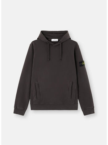 FELPA HOODIE BRUSHED ORGANIC COTTON FLEECE, V0062 LEAD GREY, small