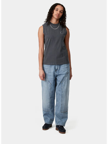 PANTALONE BRANDON, 01UR Blue, burst washed, small