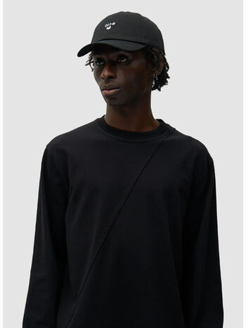 CAPPELLO CON LOGO, 1 BLACK, small