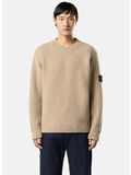 MAGLIONE CREW NECK, V0M94 BISCUIT MELANGE, thumb