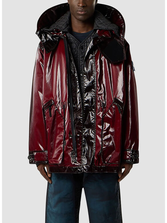 GIUBBOTTO UNEVEN RIPSTOP PRISMATICO, V0012  BURGUNDY, medium