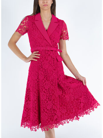 ABITO MIDI LACE, PINK, small