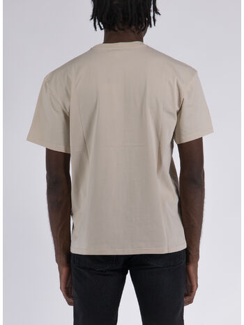T-SHIRT LOGO EMBROIDERY, 132 BEIGE, small