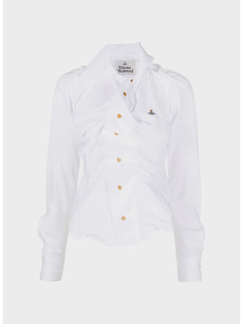 CAMICIA DRUNKEN, A401 WHITE, small