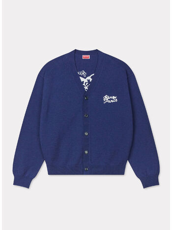 CARDIGAN JUNGLE HEART, 77 MIDNIGHT BLUE, small