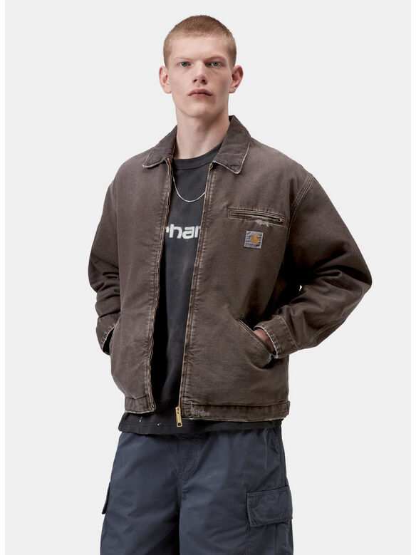 GIUBBOTTO DETROIT, 3TW17 Tobacco / Tobacco, destroy wash, medium