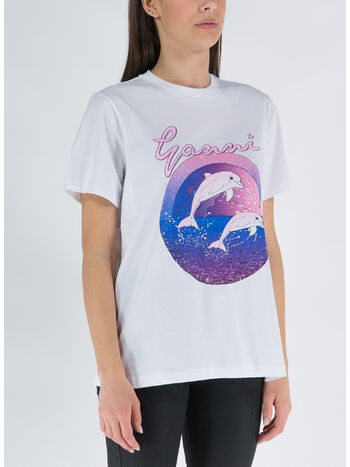 T-SHIRT BASIC JERSEY DOLPHIN, 151 BRIGHT WHITE, small
