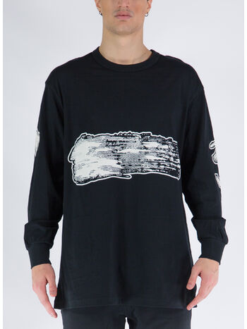 T-SHIRT LOGO GFX, BLACK, small