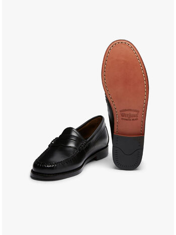 MOCASSINO WEEJUN PENNY, 000 BLACK LEATHER, small