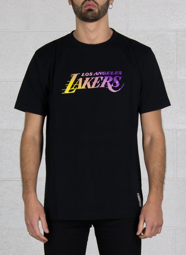 T-SHIRT LAKERS LOGO, BLACK/MULTICOLOR, large