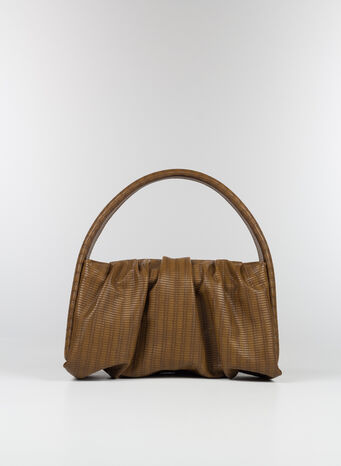 BORSA HERA BRAID, BROWN, small