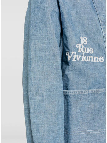 GIUBBOTTO KIMONO KENZO BY VERDY, DT STONE BLEACHED BLUE DENIM, small