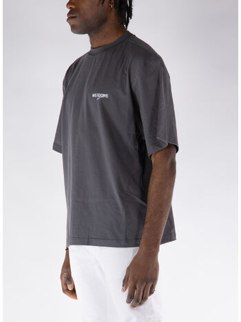 T-SHIRT WAVE LOGO, CHARCOAL, small