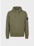 FELPA HOODIE BRUSHED ORGANIC COTTON, V005G MILITARY GREEN, thumb