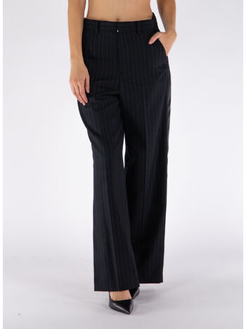 PANTALONE CHALK STRIPE, 001 BLACK, small