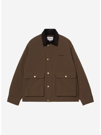 GIUBBOTTO QUENTIN, 1YLXX Tobacco / Black, small