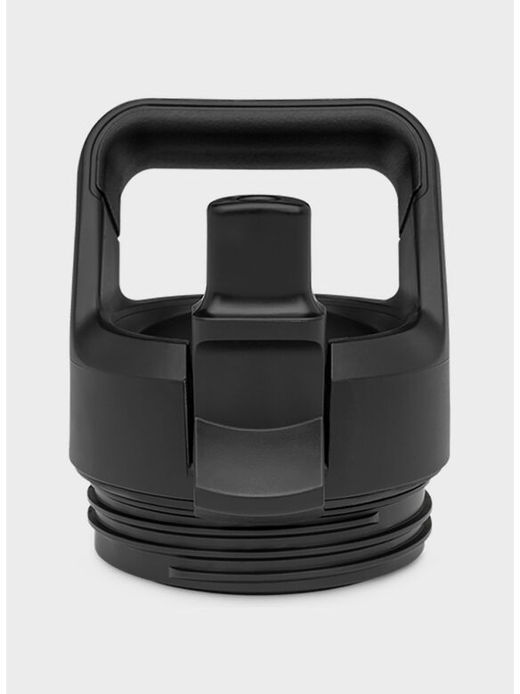 TAPPO CON CANNUCCIA PER BORRACCIA, BLACK BLACK, medium