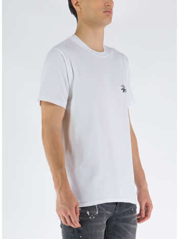T-SHIRT BASIC, WHITE, small