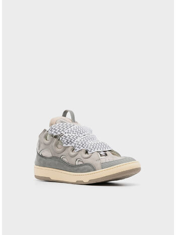 SCARPA CURB IN PELLE, 132 GREY 2, small