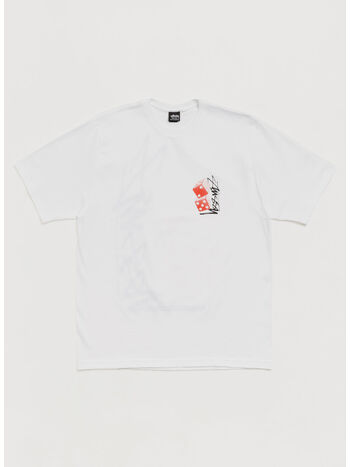 T-SHIRT TALL DICE, 1201 WHITE, small