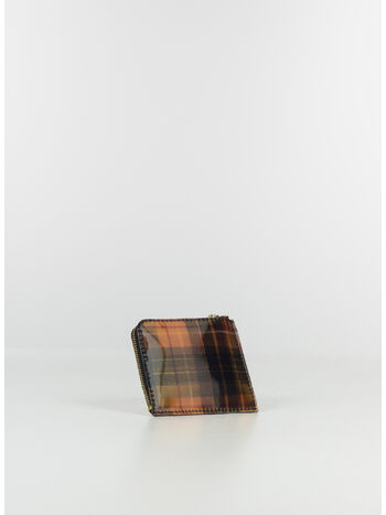 PORTAFOGLIO WALLET LENTICULAR TARTAN, RED/YELLOW, small