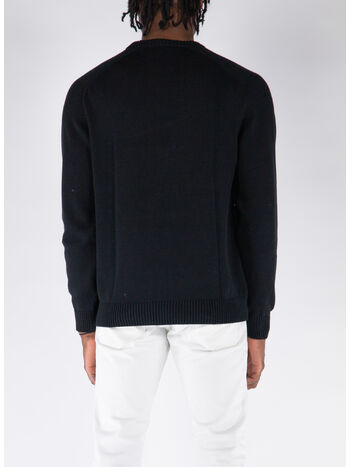 MAGLIONE CORN KNITTED, BLACK, small