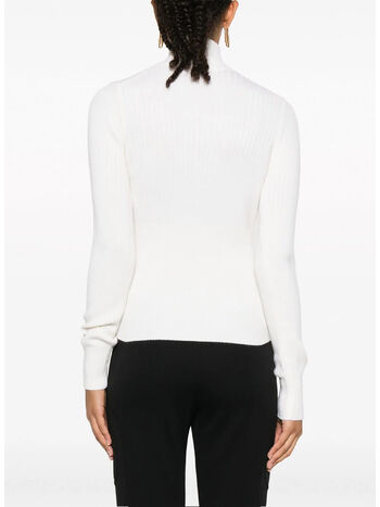 PULLOVER RIB HIGH NECK, 05 WHITE, small