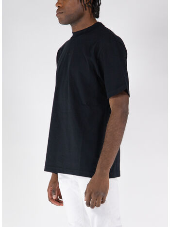 T-SHIRT CLASSIC, P396 BLACK + 44 SOLID DIRTY WHITE, small