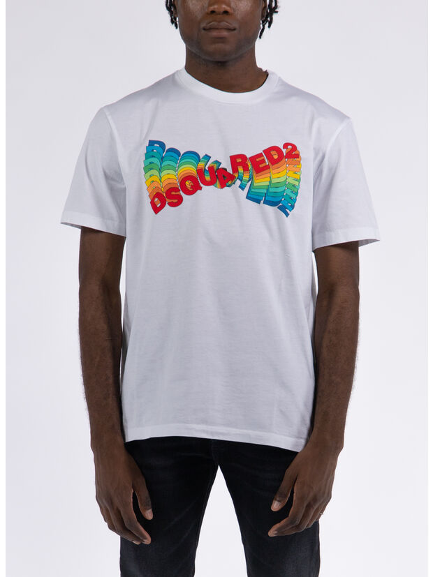 T-SHIRT REGULAR FIT, 100 WHITE, large