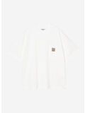 T-SHIRT S/S WORK POCKET, 02XX WHITE, thumb