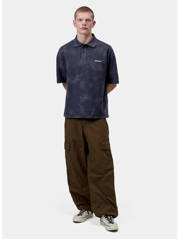POLO  PAINTER, 1CEJ Dark Navy, destroy wash, splatter, small