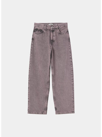 PANTALONE BRANDON, 2W6GD BLACK/HORTENSIAGARMENTDYED, small