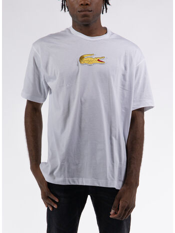 T-SHIRT LOGO, WHITE, small