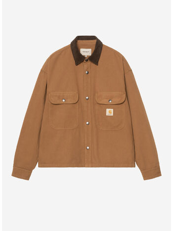 CAMICIA  PRESCOTT, 00SGD Hamilton Brown / Tobacco, garment dyed, small