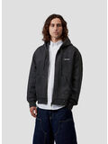 FELPA HOODED PAINTER, 89EJ Black, destroy wash, splatter, thumb
