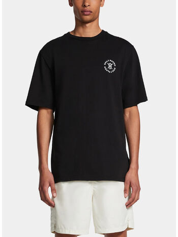 T-SHIRT CIRCLE, BLACK, small