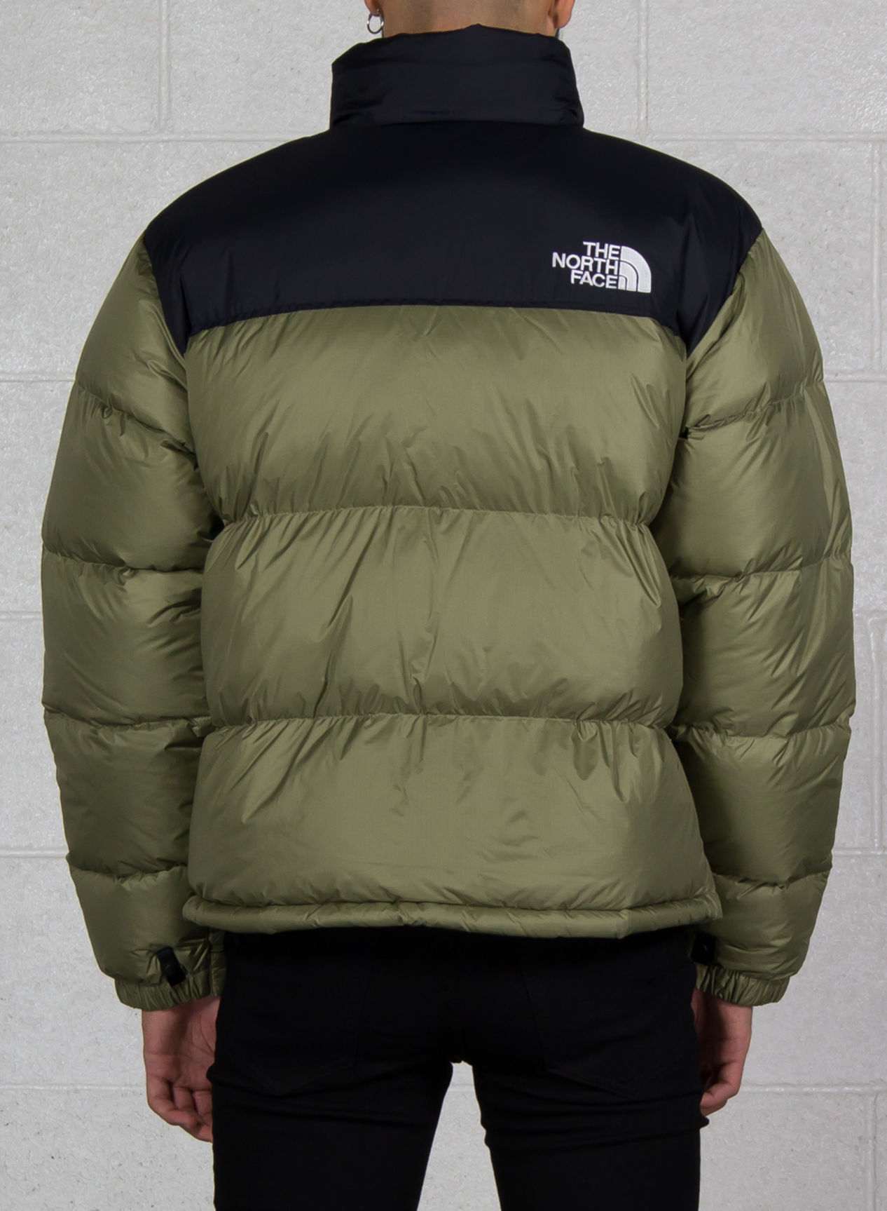 1996 retro nuptse clearance jacket tumbleweed green