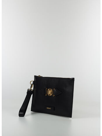 BORSA A MANO MEDUSA BIGGIE PICCOLA, 1B00V NERO/ORO VERSACE, small