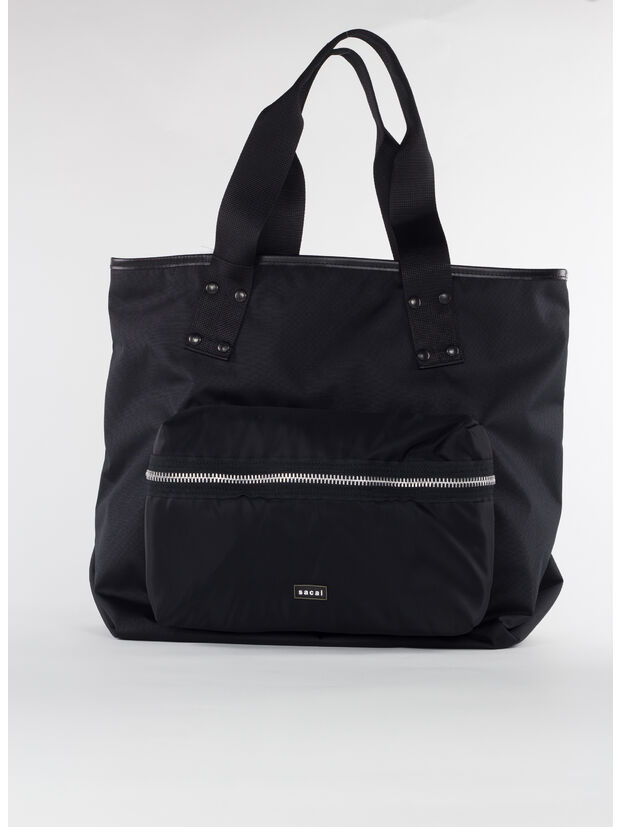 BORSA COAL TOTE LARGE, 001 BLACK, large