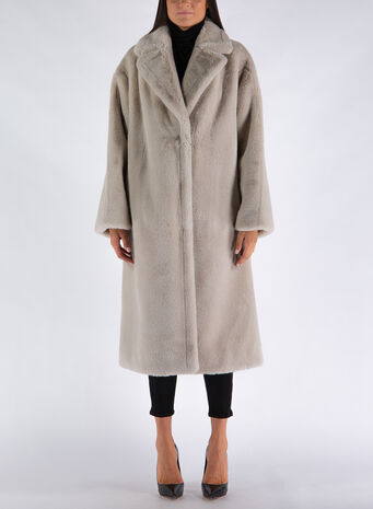 PELLICCIA MARIA COAT, 90700ECRU, small